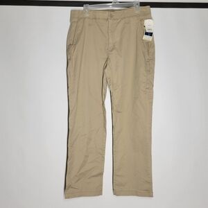 Faded Glory Tan Chinos Straight Leg